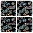 thumbnail image 1 of Vinyl Drink Coasters - Set of 4 - Choppers - Image by Dan Morris, 1 of 3