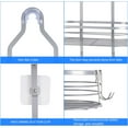 Over the Shower Head Caddy Organizer, Shower Storage Rack Shelf with