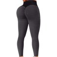 thumbnail image 3 of Leggings For Women - High Waist Yoga Pants - Stretchy, Soft, Breathable Workout Leggings - Moisture Wicking, Quick Drying Butt Lifting Leggings with Tummy Control, 3 of 7