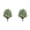 Green-2Pcs, variant on Artificial Topiary Trees with Ground Spike, Fall Boxwood Garden Stake, UV Resistant Shrubs in Orange & Green for Thanksgiving Harvest Porch Decor