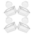 thumbnail image 1 of PTOOTP 4Pcs Transparent Wipes Dispenser Holder Refillable Plastic Container for Travel and Home Storage, 1 of 8