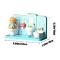 thumbnail image 3 of wowotier 3-In-1 Kids Electronic Toilet Electronic Vocal Toys, Baby Play House Mini Simulation Model Bear, Electronic Toilet Bathroom, Children's Educational Enlightenment Toys (Blue), 3 of 6