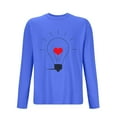 thumbnail image 3 of Styesk Chemises pour Hommes Sports Entraînement Physique Pyjamas Imprimés à la Maison T-shirt Manches Longues Col Rond, 3 of 3