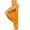 Orange, variant on Lolmot Harem Pants Women Loose Super Soft Modal Yoga Pilates Pants Solid High Slit Elastic Waist Workout Casual Sports Dance Wide Leg Trousers Palazzo Pants