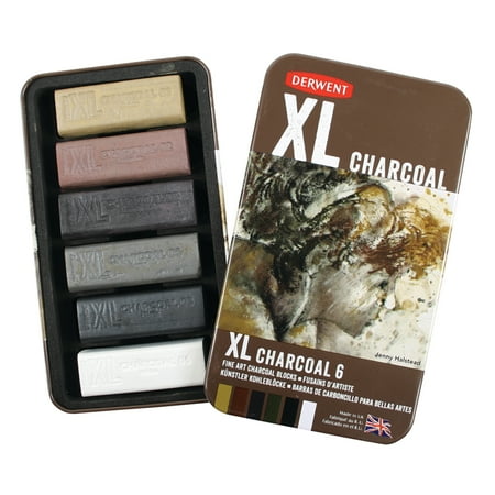 UPC: 5028252358897 | Derwent XL Charcoal 6-Color Tin Set