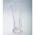thumbnail image 2 of 10 x 4 x 4 in. Flared Square Glass Vase, Clear, 2 of 2