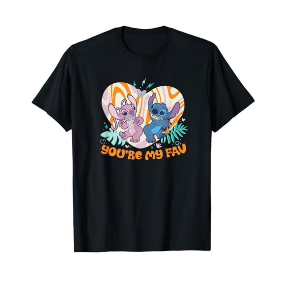 Colorful Cartoon Characters You're My Fave T-Shirt for Fun and Casual Wear