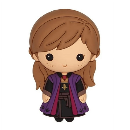 Disney  Frozen  2  Anna  In  Purple  Dress  3D  Foam  Magnet  Novelty  Gift