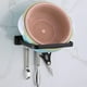 thumbnail image 3 of Organizador de almacenamiento para lavabo de pared, estante de pared resistente, colgadores. Negro, 3 of 6