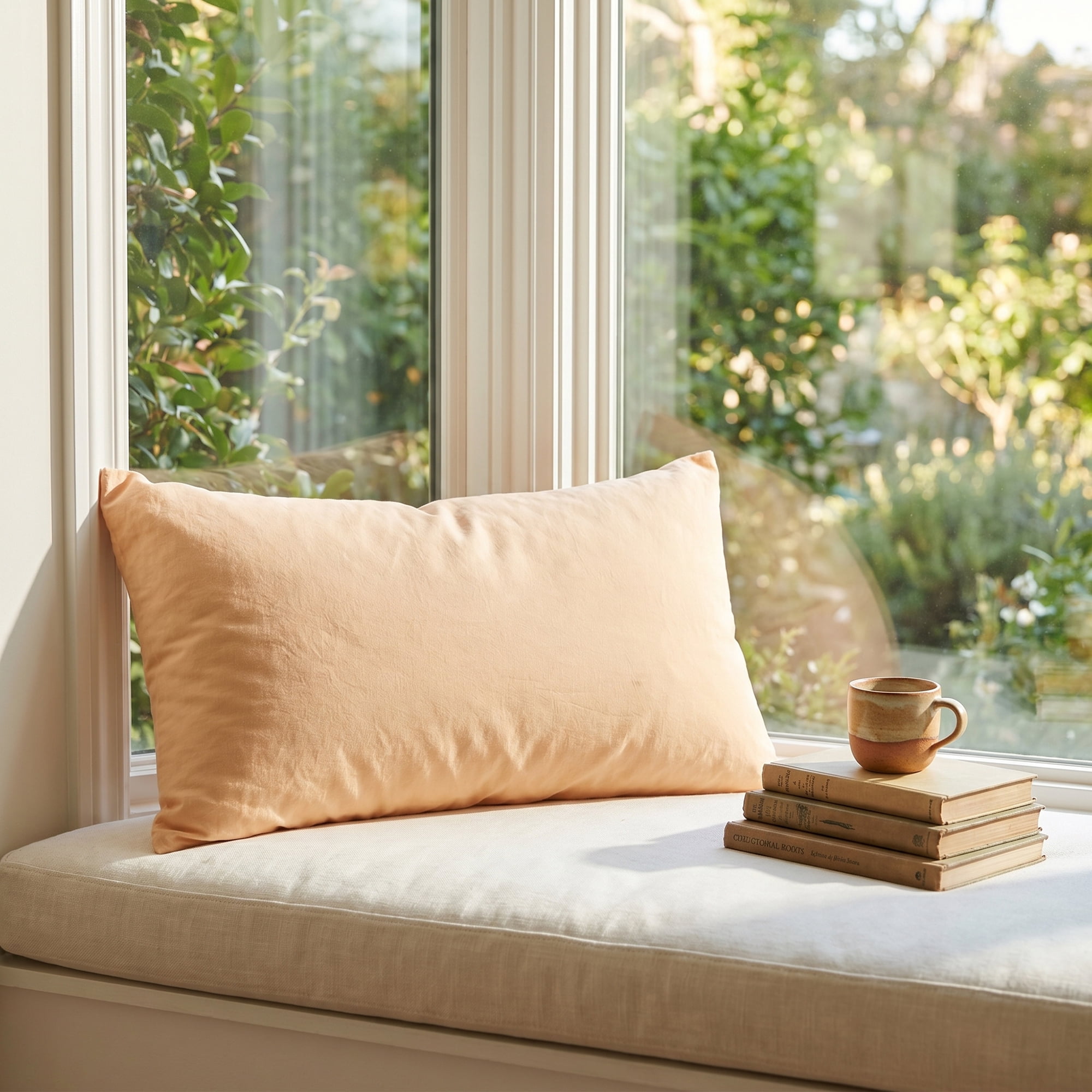 Unique Bargains 2 Pack Cotton Pillowcase Envelope Closure Bedding Orange - Yellow