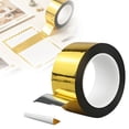 thumbnail image 3 of Gold Washi Tape, 1.96"x164Ft High Viscosity Decorative Craft Tape, Mirror Tape, Reusable DIY Tape for Gift Wrapping Scrapbooking Photo Wall, Metallic Tape for Wedding Party Art Craft Decoration,Gold, 3 of 6