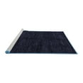 thumbnail image 2 of Ahgly Company Machine Washable Indoor Rectangle Abstract Blue Modern Area Rugs, 5' x 8', 2 of 4