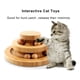 thumbnail image 4 of Juguetes de bolas de pista para gatos, juguete para gatos con rodillo de bambú de doble capa co CACAGOO Tocadiscos de pista, 4 of 7