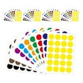 thumbnail image 1 of Miangastore Color Dot Stickers Assorted Color 50 Sheets 0.75In Diameter, 1 of 8