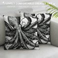 thumbnail image 3 of Common Octopus Throw Pillow Covers Hand Drawn Sea Animal Art Design Square Pillowcases for Home Decor Sofa Car Bedroom Pillow case, 3 of 5