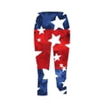 thumbnail image 4 of SELONE Leggings for Women 4th of July Patriotic Graphic Lounge Capri Pants Red White and Blue Clothes White XL, 4 of 5