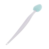 Unique Bargains Soft Plastic Silicone Cleansing Brush for Gentle Skin Care Cleaning Green