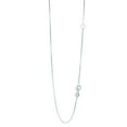 thumbnail image 2 of 14K White Gold 16-18in 0.8mm Extendable Box Chain with Lobster Clasp, 2 of 4