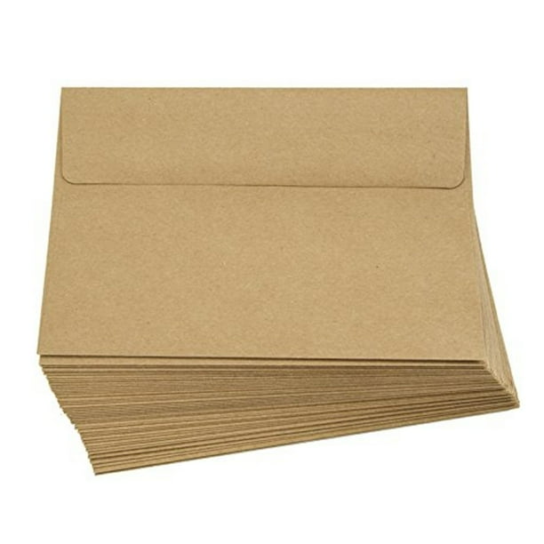 Kraft A7 Envelopes 5.25in. x 7.25in. 50 Pack (ENV57K)