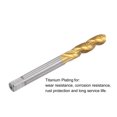 thumbnail image 4 of Unique Bargains M7 x 1 High Speed Steel Machine 3 Spiral Flutes Thread Tap Titanium Plated, 4 of 6