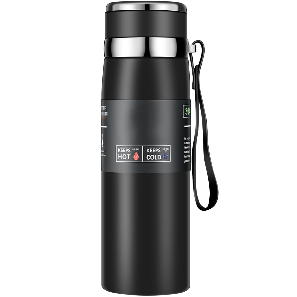 Thermo For Hot Drinks (SILVER) 20 OZ, Leak-Proof, BPA-Free, Double Wall  Insulated 304 Stainless Steel Thermal Bottle, Vacuum Flask For Coffee