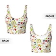 thumbnail image 5 of Lsque Fall Animals Printed Women'S Sports Bra, Compression, Moisture Wicking, High-Impact Sports Bra For Women,Supportive sports bra-Medium, 5 of 9