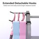thumbnail image 4 of Estante de almacenamiento para gimnasio en casa Josmimic de 3 niveles, resistente, con ganchos, 4 of 7