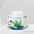 thumbnail image 1 of Vase Rond Transparent Bricolage Aquarium Décoratif pour les Pierres de Table de Salon, 1 of 8