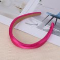 thumbnail image 3 of Unique Bargains 1 Pc Headband Irregular Satin Hair Accessories Rose Red, 3 of 5