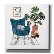 Epic Graffiti 'Homebody I' by Victoria Borges, Canvas Wall Art, 26"x26"