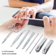 thumbnail image 1 of OTVIAP Nail Cutter, Nail Cutter Set,8 Pcs Stainless Steel Nail Scissors Cutter Clippers Set Fingernail Toenail, 1 of 7