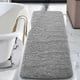 thumbnail image 2 of Alfombra de baño LOCHAS de microfibra gris, 60 x 180 cm, absorbente, 2 of 7