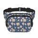 thumbnail image 1 of Fotbe Flower Cangurera Cuadrada con Estampado de Doble Capa, Bolsa de Cintura Ajustable Mini para Hombres y Mujeres, 1 of 9