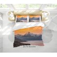 thumbnail image 3 of 3D Sunset Sky Snow Mountain Landscape Quilt Cover Set Bedding Set Duvet Cover, 3 of 3