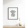 thumbnail image 6 of Hello In Six Languages Art Print by Haus and Hues | Minimalist Word Themed Home, Office, Apartment, Wall Decor | Black & White Art | Typography | Different Words Poster (12x16, Black Framed), 6 of 6