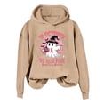 thumbnail image 1 of Cancer Shirts Women In October We Wear Hood Sweatshirt, 1 of 4