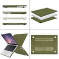 thumbnail image 6 of Mosiso MacBook Pro 14 inch Case 2024-2021 M5 M4 M3 M2 M1 Pro Max A3434 A3112 A3185 A3401 A2918 A2992 A2779 A2442, Plastic Hard Shell&Keyboard Cover&Screen Film&Pouch, Capulet Olive, 6 of 6