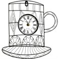 thumbnail image 1 of Pinnacle Strategies Llc J22602-BHYGPB Metal Mug Wall Clock, 1 of 1