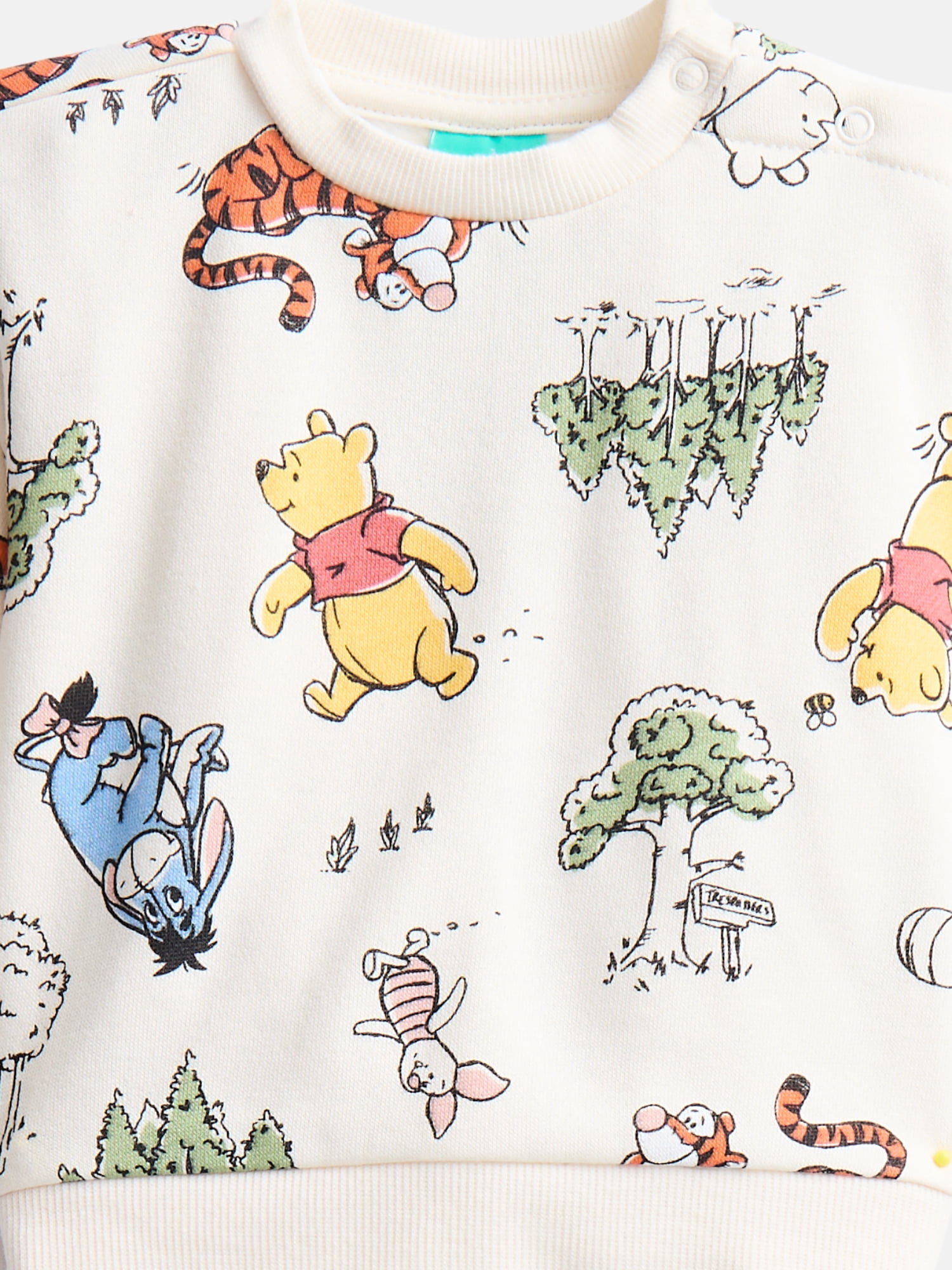 Winnie the Pooh Baby Boys Fleece Sweatshirt and Pants Set, 2 Piece, Sizes 0/3M-24M