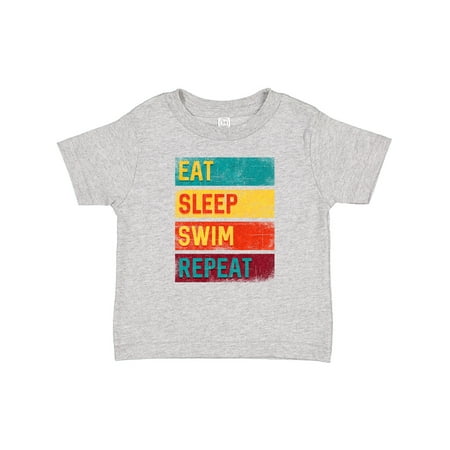 

Inktastic Swimming Eat Sleep Swim Repeat Boys or Girls Baby T-Shirt