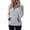 104# Gray, variant on Fshiont Quarter Zip Pullover Women Cable Fuzzy Fleece Pullover Sherpa Fall Warm Oversized 3/4 Zip Sweatshirt with Pocket White XL
