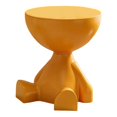 thumbnail image 4 of Lipstore Table Basse avec Rangement Style Ferme Petit Espace Buanderie Petite Table d'Appoint Orange, 4 of 8