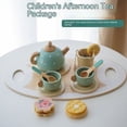 thumbnail image 1 of Children‘s Simulation Home Tea Set Dessert Set Amusement Park Role-playing Early Childhood Education Wooden  Kitchen Toy Gift, 1 of 7