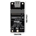 thumbnail image 2 of Adaptador de carcasa SSD NVME M.2 a tarjeta tipo C 10 Gbps compatible con 2230 2242 2260 2280, 2 of 7