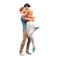 thumbnail image 3 of Figura de pareja besándose pintada a mano Figura de personas en miniatura Figura coleccionable realista Escala 1:18, 3 of 9