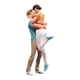 thumbnail image 3 of Figura en miniatura pintada a mano de una pareja besándose, pareja abrazada realista Escala 1:18, 3 of 9