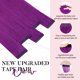 thumbnail image 4 of Extensiones de cabello MAXITA Tape en color morado, 30 g, 60 cm, 10 unidades, 4 of 7