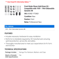 thumbnail image 2 of Front Brake Shoes Hold Down Kit - Compatible with 1959 - 1964 Oldsmobile Dynamic 88 1960 1961 1962 1963, 2 of 2