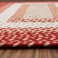 thumbnail image 4 of Debra Country Red & Cream Area Rug 5' x 8' Rectangle, 4 of 5