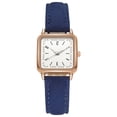 thumbnail image 2 of Resicozy Watches for Women, Square Women's Leather Watch with Elegant Stylish Dial Design, Daily Watch, Quartz Dress Watch - Gifts for Her Blue, 2 of 2